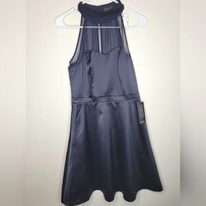 NWT The Limited Fit & Flare Navy Swing Dress, size 6